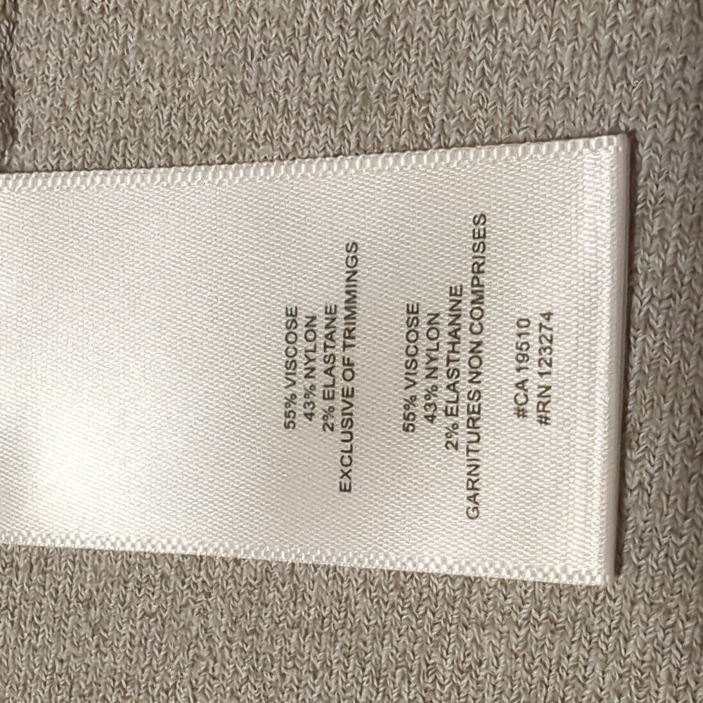LOLE | Mercer light gray / silver belted wrap lone sleeve cardigan, NWOT, small - Picture 7 of 7